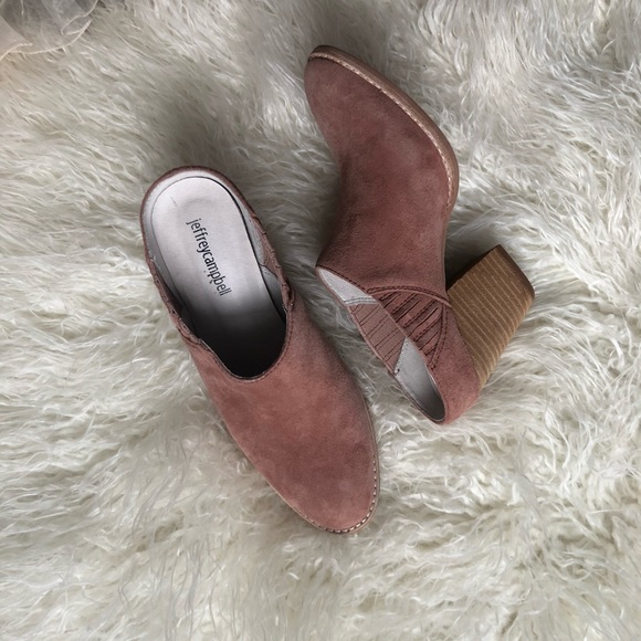 Jeffrey Campbell Pink Mules heels - Picture 5 of 6